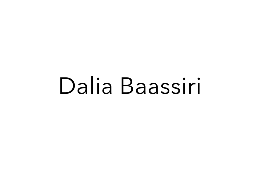 Available Works by Dalia Baassiri